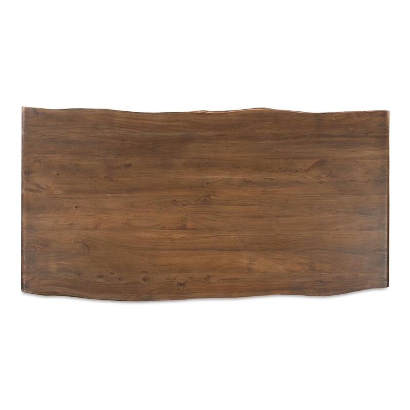 NADAAL STUDIOS Jorah, Large Wooden Dining Table, Brown