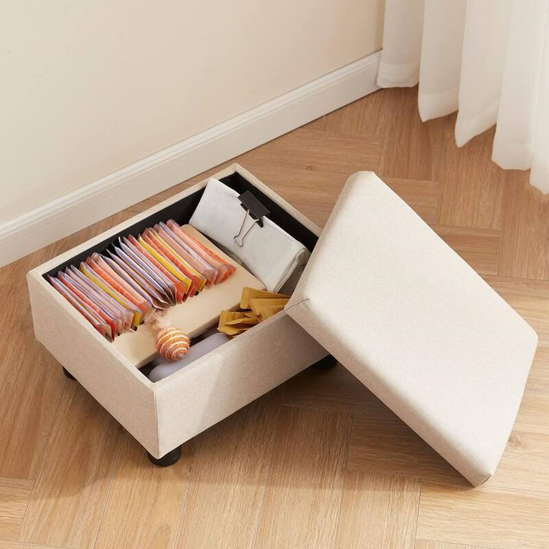Small Foot Stool Ottoman for Living Room