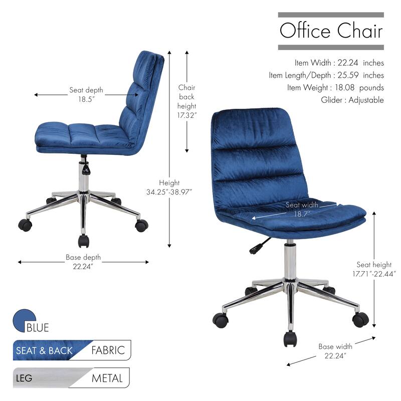 Porthos Home Office Desk Chairs, Thick Padding for Premium Comfort
