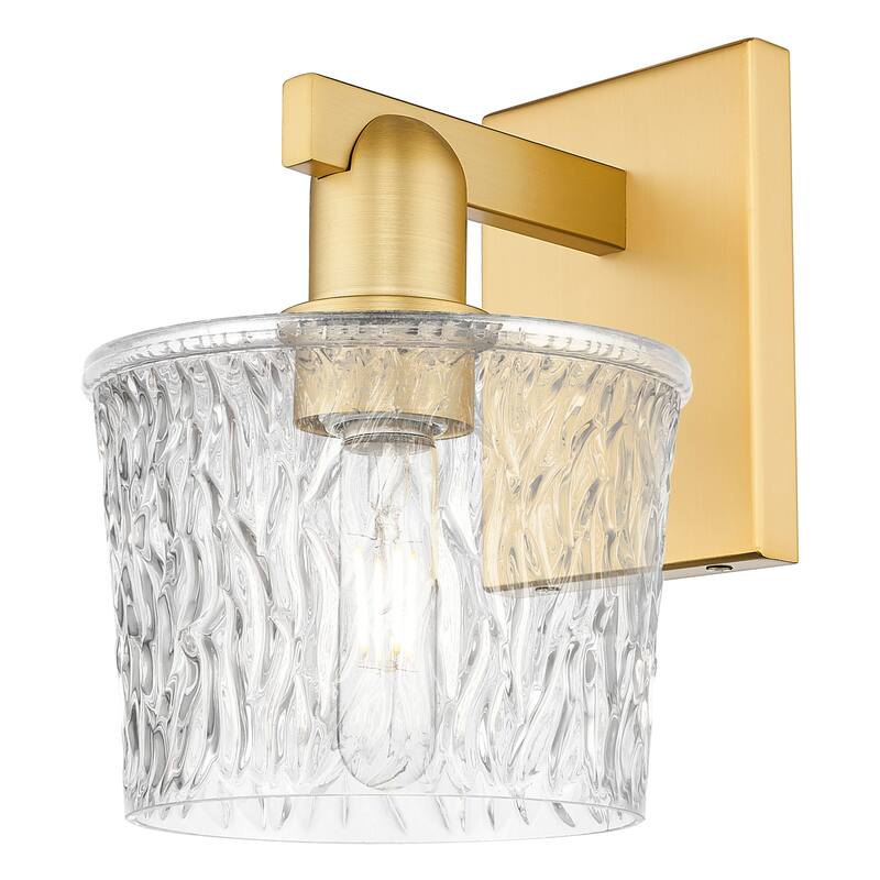 Innovations Lighting Endless Possibilities Arcadia - Niagara - 1 Light 7" Sconce - Satin Gold