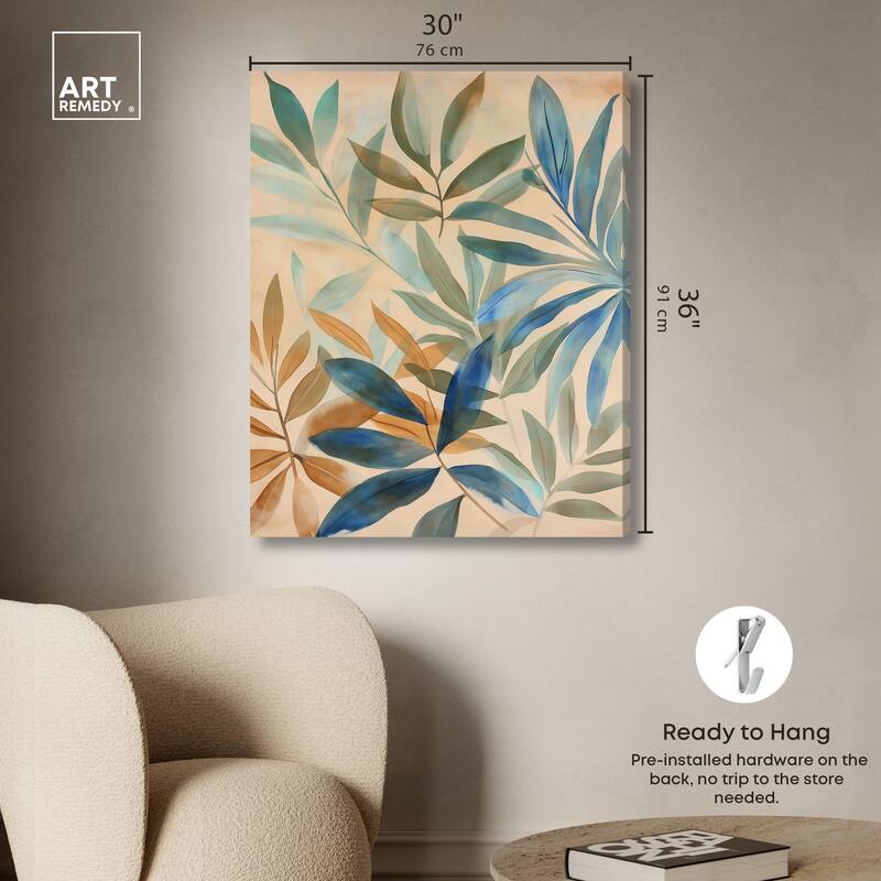Leaf Labyrinth I Canvas by Art Remedy, Gallery Wrapped