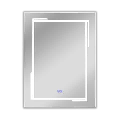 Frameless Back Lit LED Mirror - Silver