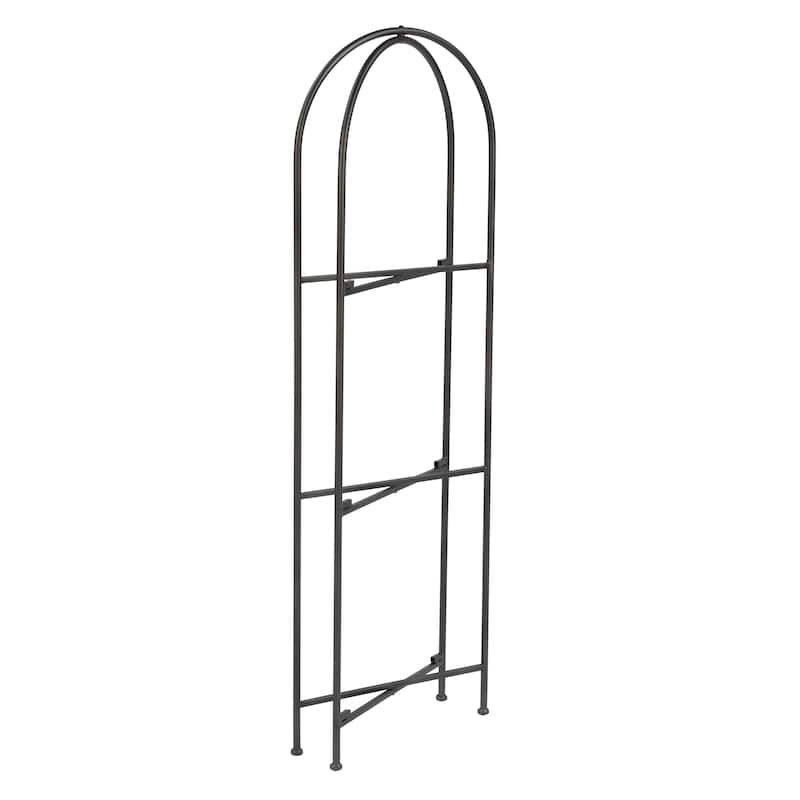 3 Tier Wood & Metal Shelf