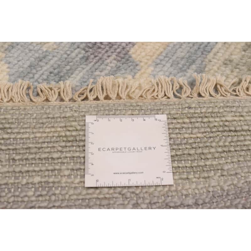 ECARPETGALLERY Hand-knotted Mystique Light Grey Wool Rug - 6' 1" x 9' 1"