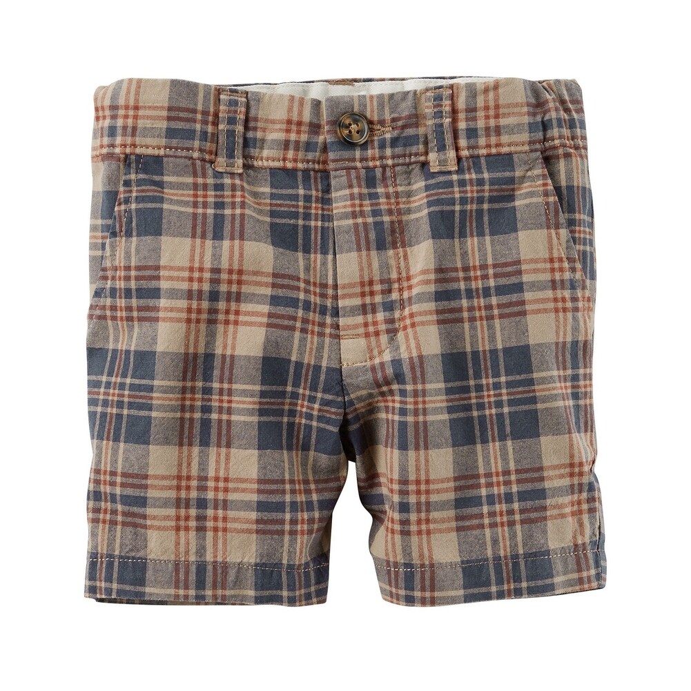 baby boy tartan shorts
