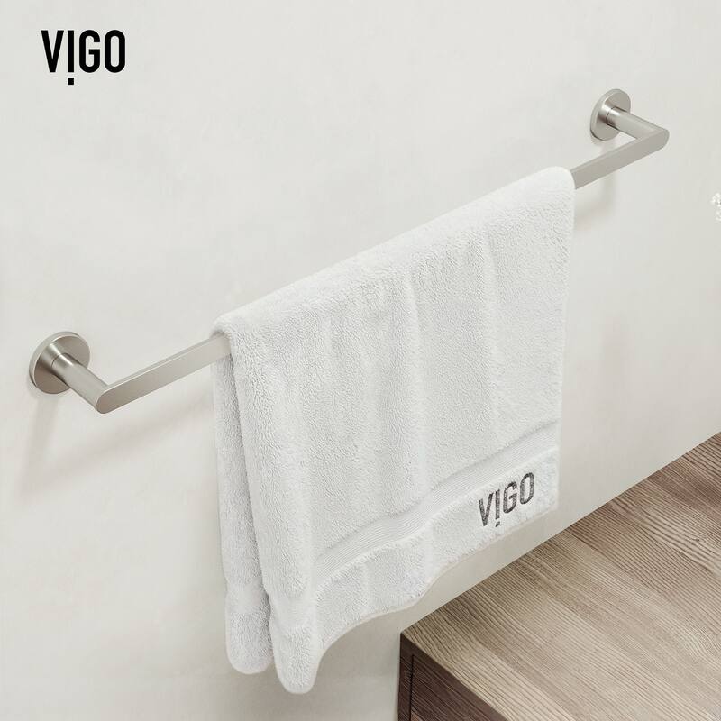 VIGO Arden 3-Piece Bathroom Hardware Accessory Set with 24 in. Towel Bar, Toilet Paper Holder, Hand Towel Holder