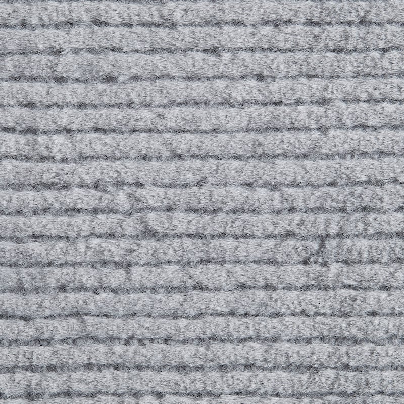 Eddie Bauer Ribbed Super Soft Textured- Solid Plush Throw Blanket