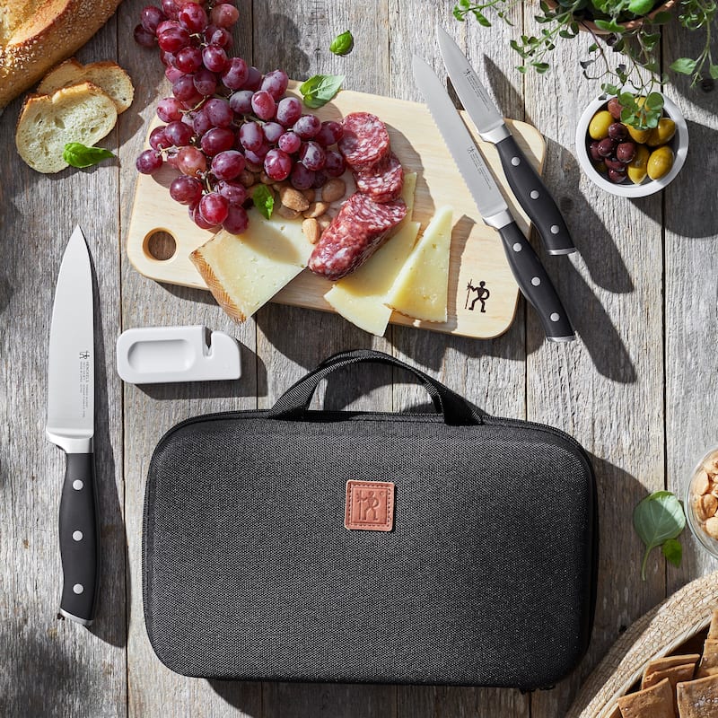 Henckels Forged Accent 6-pc Travel Knife Set - Black - 9-pc