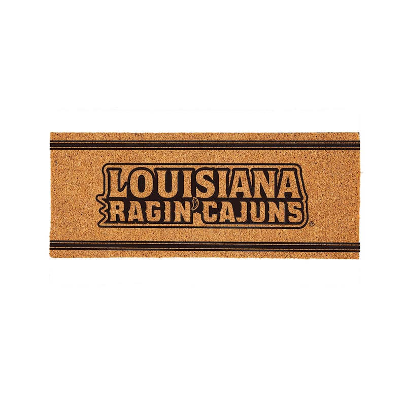 University of Louisiana-Lafayette Monochrome Indoor/Outdoor Coir Door Mat