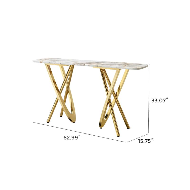 rectangle console table for living room