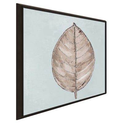 "Neutral New Leaf III" Print on Floating Canvas
