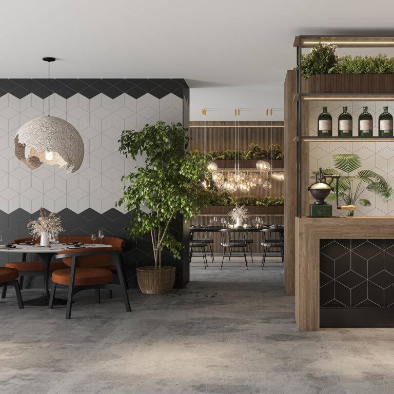 Flow 7.5" x 13" Harlequin Matte Porcelain Tile