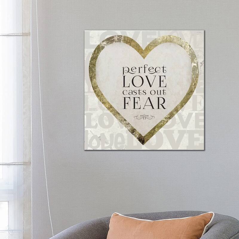 iCanvas "Gold Foil And Black Text Scriptures 4" by Melody Hogan Canvas Print - 26x26x1.5