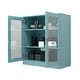 preview thumbnail 28 of 35, Palace Imports 100% Solid Wood TV Stand with Clear Glass Doors for TVs up to 32"