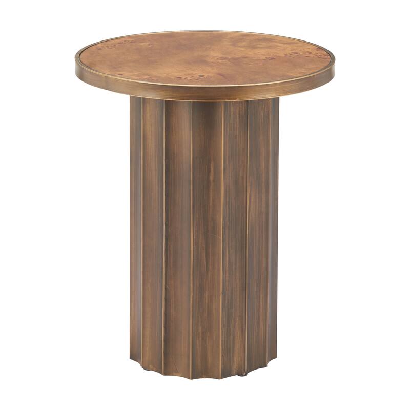 Afinato Side Table Brown