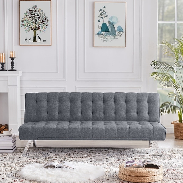 Light grey 2024 futon couch