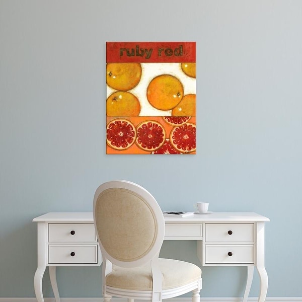 Easy Art Prints Cat_preview's 'Ruby Red' Premium Canvas Art