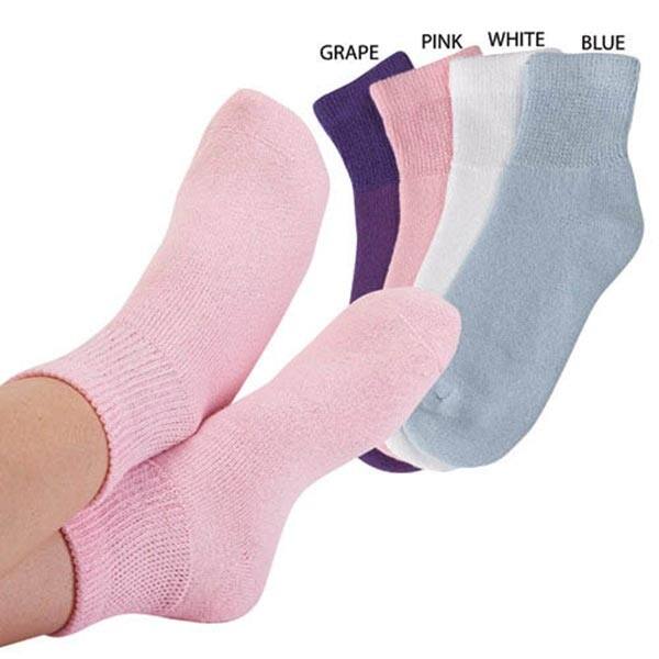 Shop Cotton Sensitive Feet And Diabetic Comfort Socks Women S 2 Pair Pack One Size On Sale Overstock 15928921