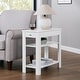 preview thumbnail 13 of 15, Convenience Concepts Designs2Go 1 Drawer Baja Chairside End Table with Shelves