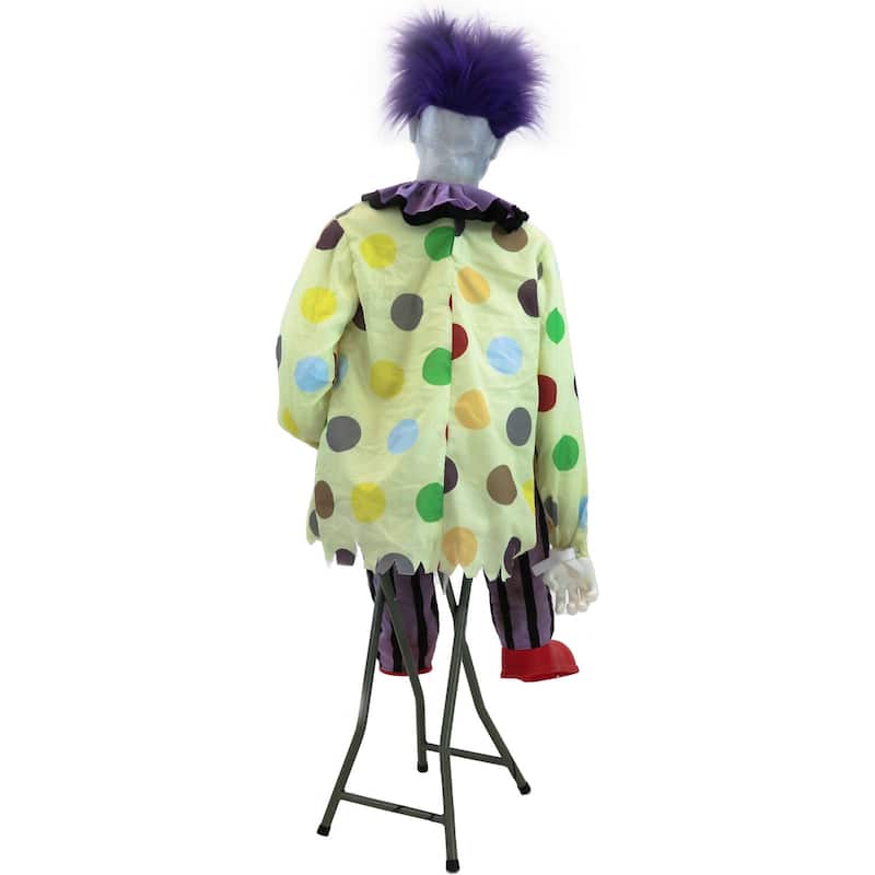 Motion-Activated Thrashing Clown with a Meat Cleaver by Tekky