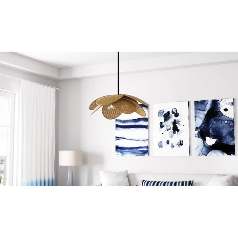 Willa 4-Light Matte Black Pendant