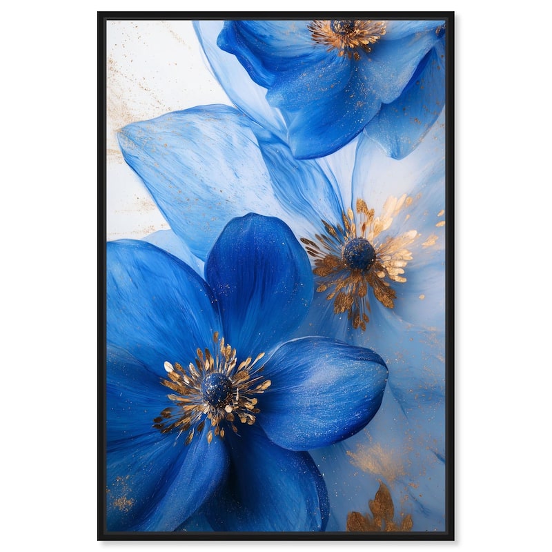 Twilight Teal Tint I Canvas by Art Remedy - 20" x 30" - Black