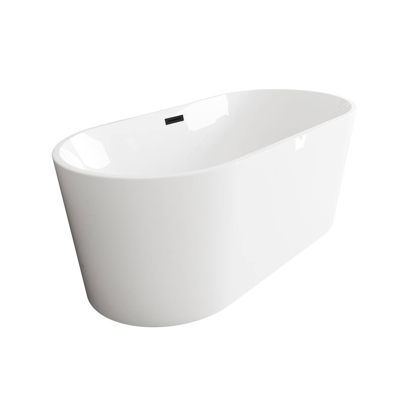 Melisande Bathtub in Glossy White