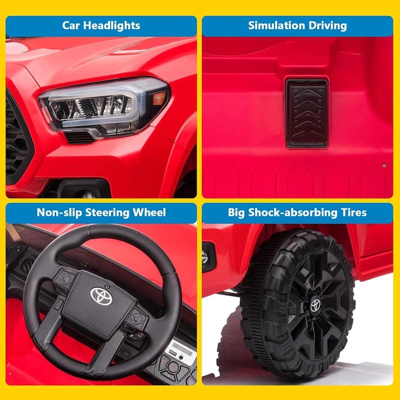Officially Licensed Toyota Tacoma 12V Kids Ride on Car