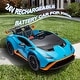 preview thumbnail 2 of 26, Lamborghini children's electric four-wheel four-wheel drive with remote baby seating toy car