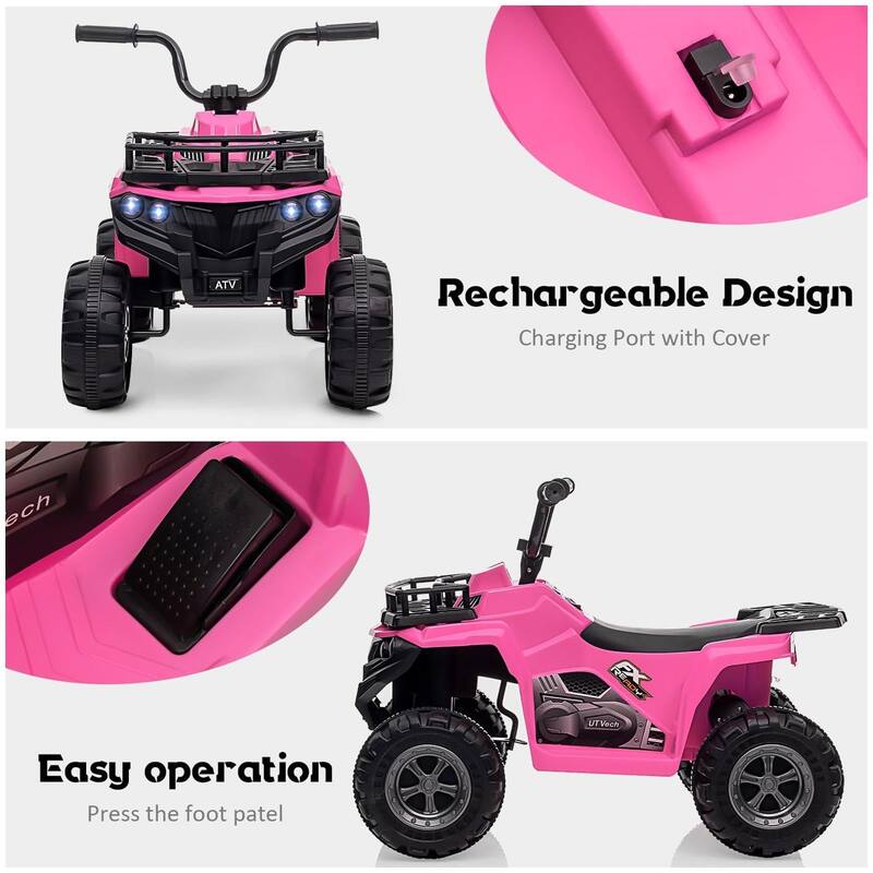 12V Kids Electric ATV Ride-On Car with Audio