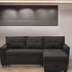 preview thumbnail 38 of 71, Reversible Sectional Sleeper Sofa with Storage Chaise & Pull-Out Bed