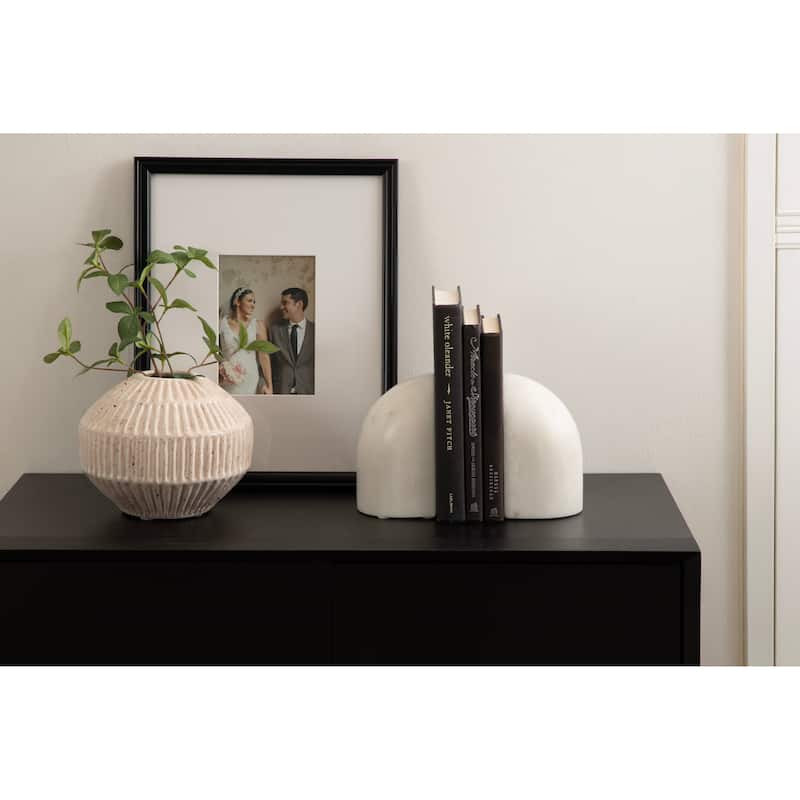 Kate and Laurel Brookhart Marble Bookends 2pc Set - 2 piece