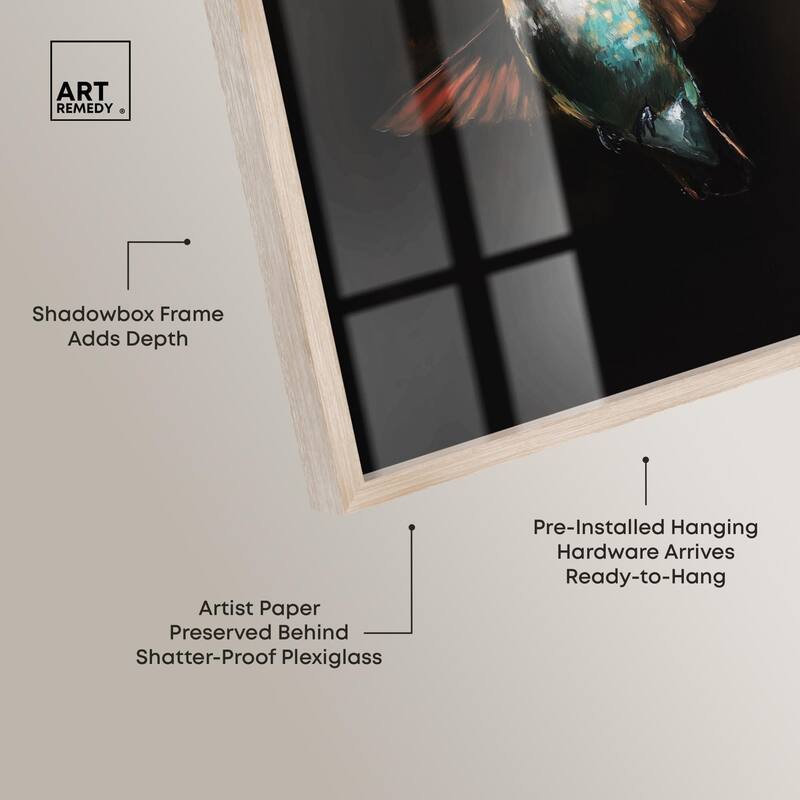 Royal Bird II Shadowbox by Art Remedy