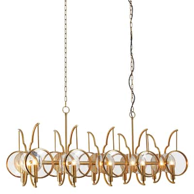 Minka Lavery 3817 Into Focus 10 Light 45" Wide Abstract Linear