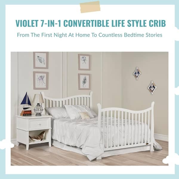 Dream on Me Violet 7-in-1 Convertible Life Style Crib buybuy