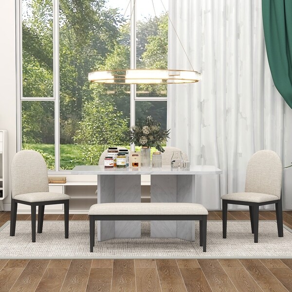 Octagon dining table set deals