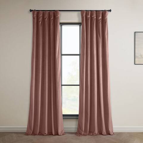 Exclusive Fabrics Heritage Plush Velvet Curtain (1 Panel)