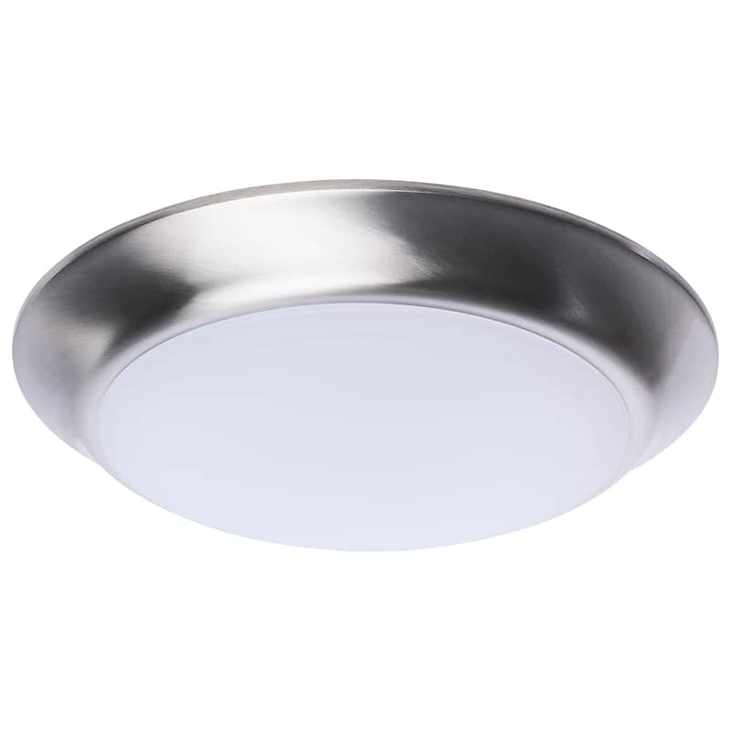 7 Inch LED Disk Light 27K/3K/35K/4K/5K CCT Selectable Brushed Nickel - Brushed Nickel - Brushed Nickel