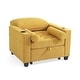 preview thumbnail 23 of 77, 3-in-1 Pull-Out Sleeper Chair Bed Convertible Adjustable Lounge