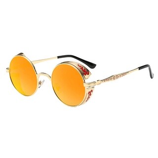 FORUU Glasses Women Men Summer Vintage Retro Round Gradient Color Unisex Sunglasses