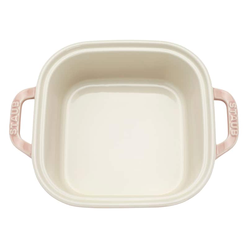 Staub Ceramic 4-pc Baking Pans Set, Casserole Dish with Lid, Brownie Pan, Pastel