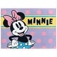 preview thumbnail 2 of 3, Licensed Minnie Mouse Dots Purple Pink Soft Polyester Non-Slip Digital Printed Youth Area Rug - 3' 4" x 4' 6"