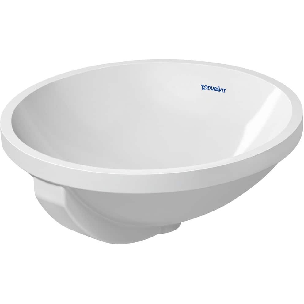 Duravit Architec 15-3/4" Circular Ceramic Undermount Bathroom Sink