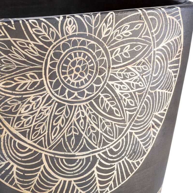 Artistic Weavers Gene Terracotta Mandala Indoor Planter