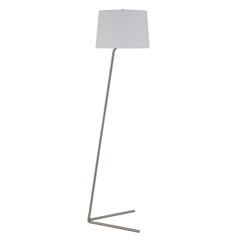 Markos Floor Lamp in Silver Nickel Finish
