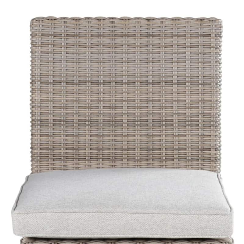Mersin Patio Side Chair, Light Gray