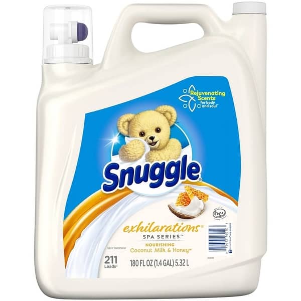Snuggle Fabric Softener, Spa Series Coconut Milk & Honey, 180 Ounce