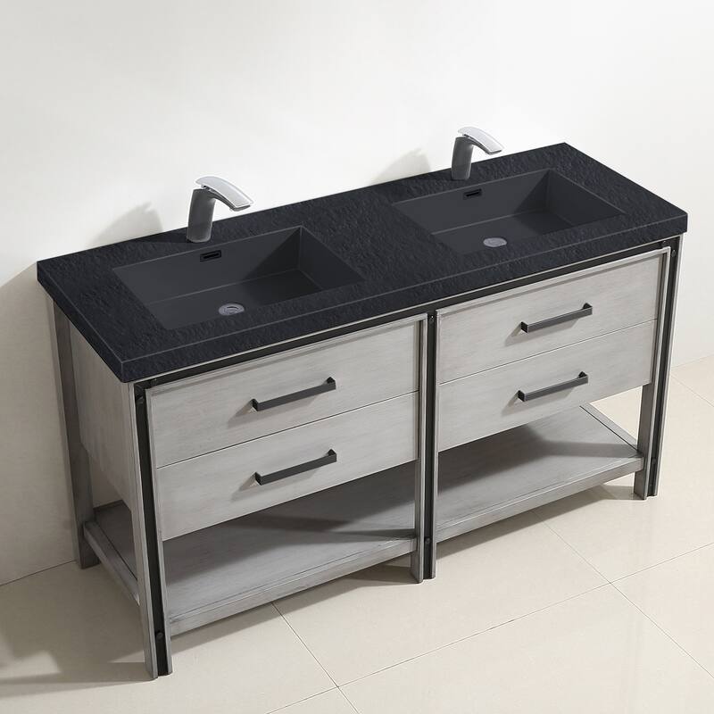 Thornton 60" Double Bathroom Vanity Set