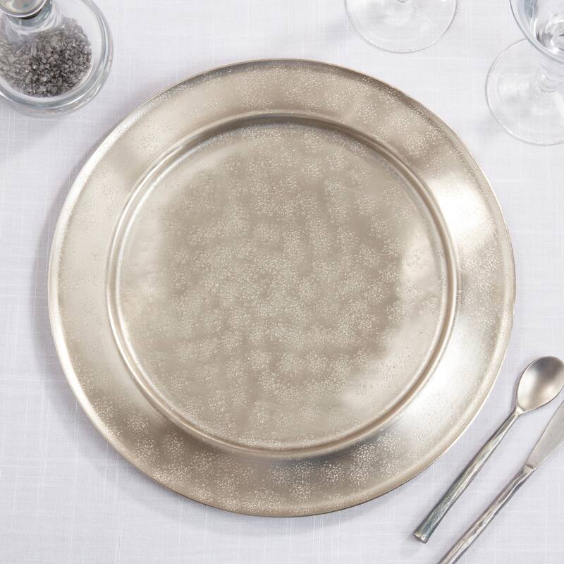 Polished Rimmed Charger (Set of 4)