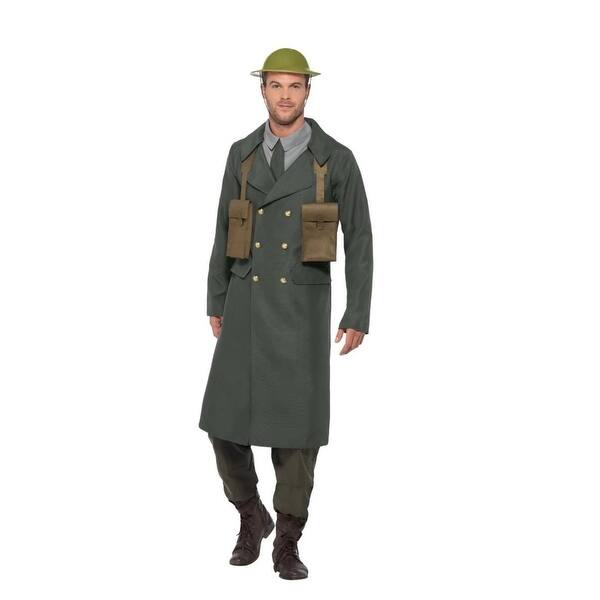 Shop 49 Green 1940 S Style Ww2 British Office Men Adult Halloween Costume Large Overstock 29183017
